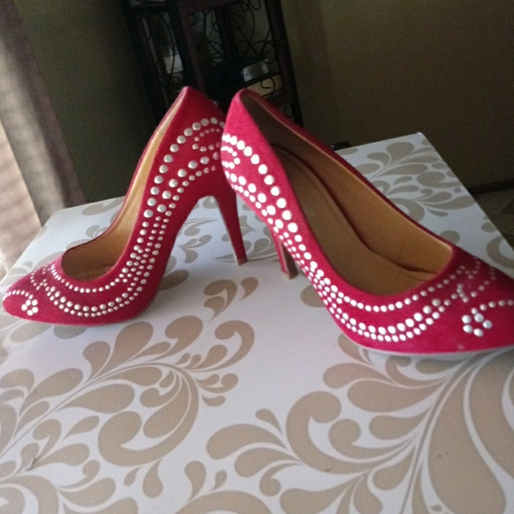 Red high heels